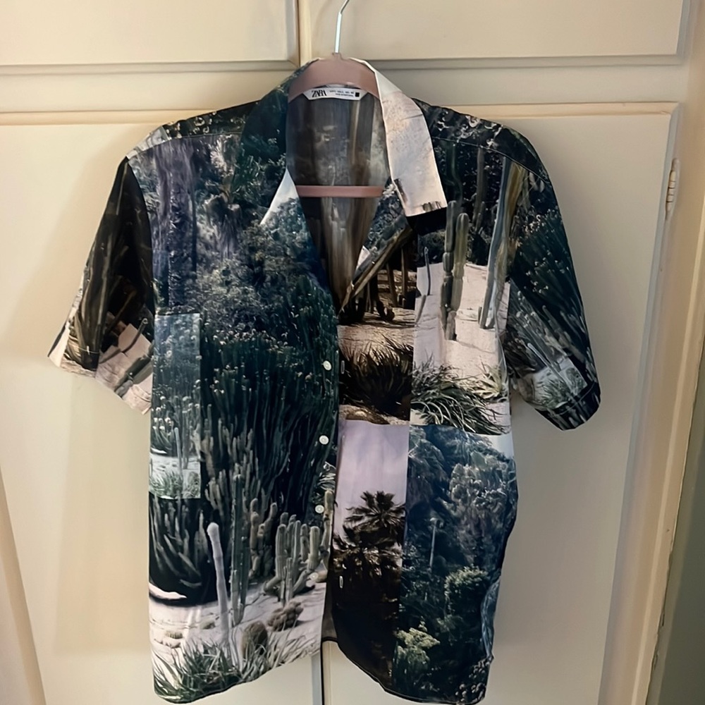 Men’s short sleeve Zara button up